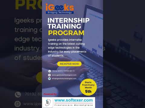 iGeeks Internship #job #careeroriented #embedded_systems #machinelearning #joboriented