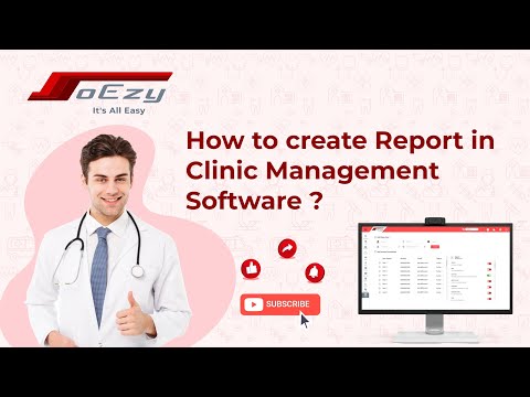 HOW TO CREATE REPORT IN CLINIC MANAGEMENT SOFTWARE | Soezy Software for Clinic Management