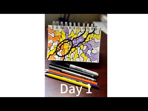 Neurographic Art. 21 Day Challenge: Removing Limitations Algorithm. Day 1