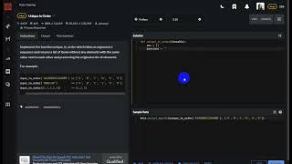 Unique In Order - Codewars - Python