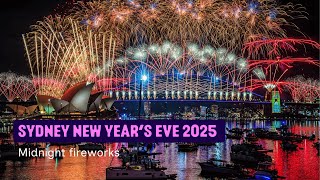 Sydney New Year's Eve 2025 midnight fireworks – the official full-length video
