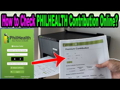 How to check Philhealth Contribution online, print it