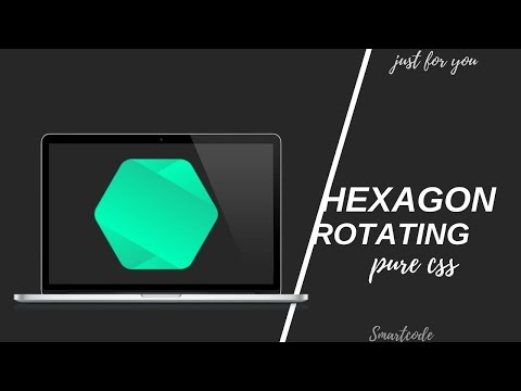 Creative  Hexagon Rotate On Hover | HOVER EFFECT | PURE CSS & HTML