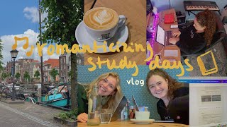 Study with me (romanticizing study days)