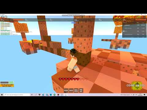gameplay with wood |ROBLOX SKYWARS