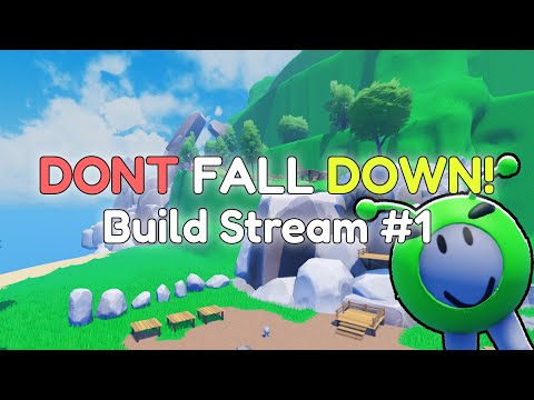 DONT FALL DOWN! BUILD STREAM 🔴LIVE🔴
