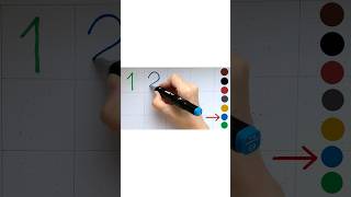 Learn to count (1-20) 123 number ✐ preschool #learnnumbers #preschoollearning #123numbers