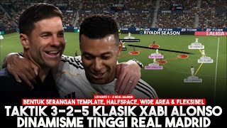 Xabi Alonso's 3-2-5 Tactics: Classic Attack & Flexible Movement | Levante 1 - 4 Real Madrid