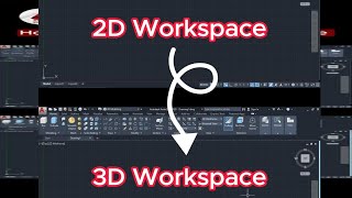 How to Switch 2D to 3D Workspace in AutoCAD? | #shorts #autocad #autocadtips #tutorial