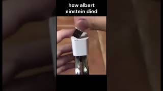 how albert einstein died