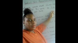 Learning English With Lady C/Subject Verb Agreement Rule#6/ #70