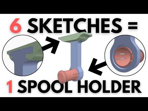 Overlapping and adding to sketches for precise fit in Tinkercad