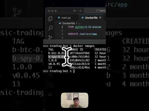 Docker the Goat for Algo Trading Bots 🔥 #algotrading #tradingbot #pythonalgotrading
