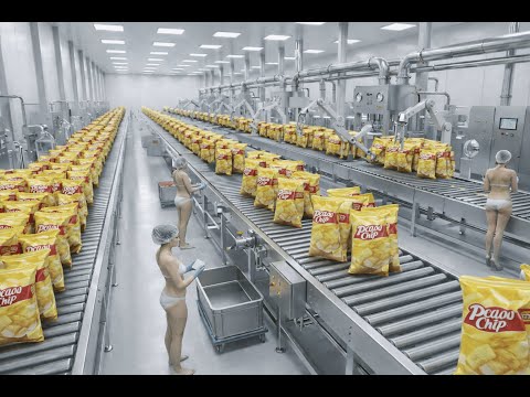 Inside a Modern Pringles Factory: From Whole Potatoes to Perfectly Stacked Chips | Full Process