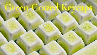 Cerakey Green Crazed Ceramic Keycaps - Review & Sound Test