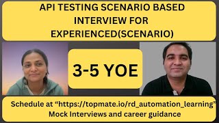 API Testing Interview Questions and Answers| API Testing Scenario Based | RD Automation Learning