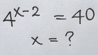 Solve for x in this nice exponential equation | Math Olympiad Mathematics