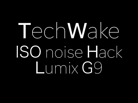 Lumix G9 ISO Noise HACK!  Reduce the grain of noisy video and high ISO