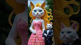 Straw Art | Who is Best? 😻 AI Cat Story #shorts #cat #kitten #story #ai #catlover #cute