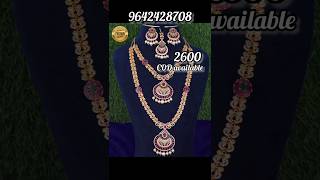 bridal neck sets base metal brass COD available #pravara #necklace #jewellery #onegramegold #haram