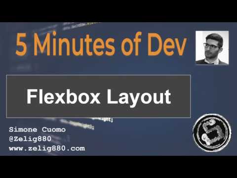 5 minutes dev Series: Flexbox Layout