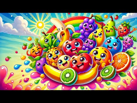 Fruity Fun Song🍎🍊🎵🎶#PreschoolSong #NurserySong #KindergartenSong #KidsEducation #kidsEntertainment