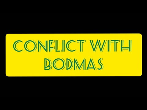 Conflict with BODMAS || MathMagic  #mathmagic #math