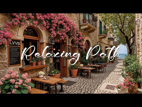 Blooming Flowers Seaside Cafe Relaxing Jazz Morning Vibes Peaceful Ambient Music