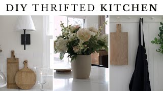 THRIFTING HIGH-END KITCHEN DECOR | STYLING THRIFTED DECOR | DIY HOME DECORATING IDEAS ON A BUDGET