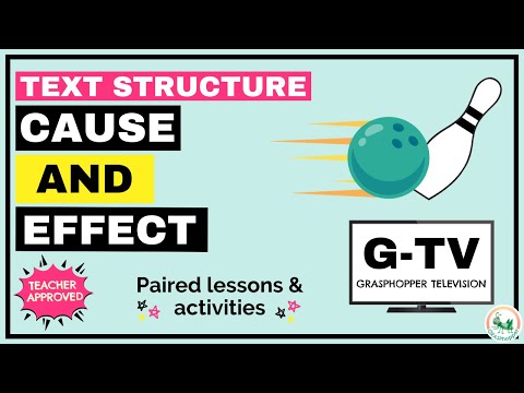 Cause and Effect Text Structure Nonfiction Texts for Kids