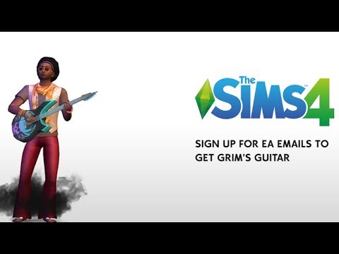 The Sims 4 - Grim's Ghoulish Guitar
