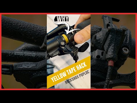 #Shorts NeveR forget to unLOCK again Mtb tape HACK - PopLoc remote