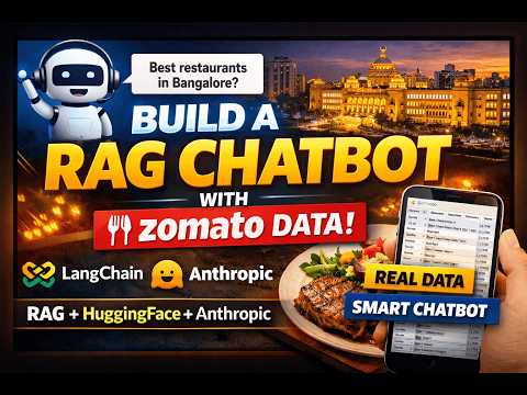 I Built a RAG-Powered Restaurant Chatbot Using Zomato Data 🤯 | Production-Ready GenAI Project