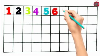 Learn & write 1-50| Numbers writing practice| 1 to 50 | Kids Math video