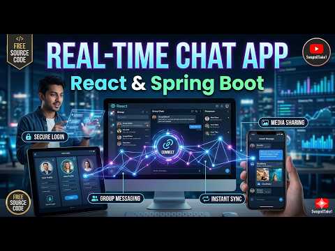 Realtime Chat Application with Source Code | Final Demo Video | React & Spring boot Project |