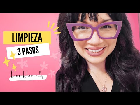 Limpieza en 3 pasos