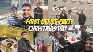 First Office Party on Christmas Day | 6-Month Software Engineer Internship | Pune Startup Life Vlogs