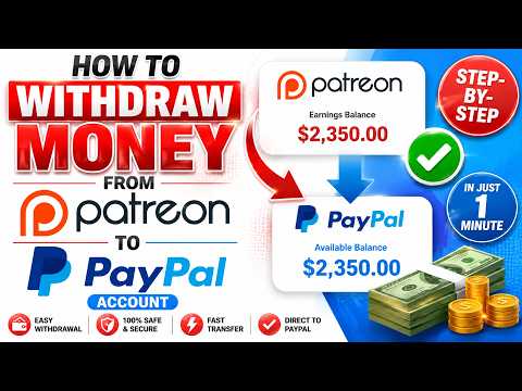 How to Withdraw Money from Patreon to PayPal account