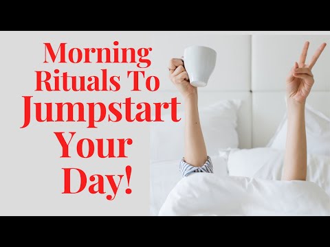 Morning Routine. 20 Minutes to Jumpstart Your Day!  #morningroutine #motivation #beproductive
