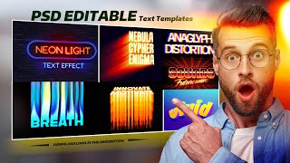 Special Text Effects to Spark Curiosity in your Designs 2025! 💯 Downloadables 👇