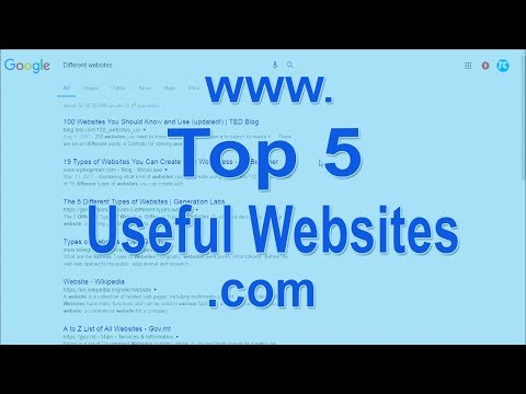 Top 5 Useful Websites You Don't know Exist