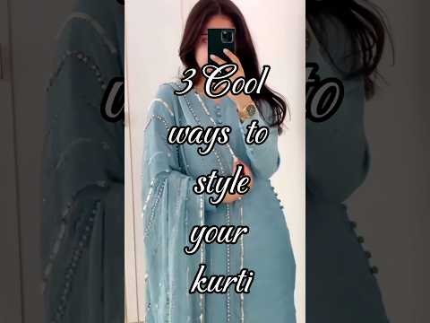 "Style Your Kurti in 3 Stunning Ways! ✨| From Casual to Festive Looks 👖👗🧡"