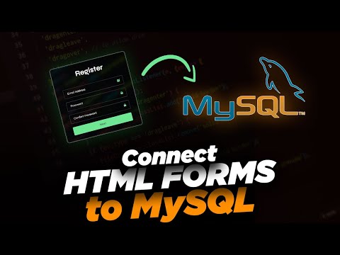 Connect an HTML Form to a MySQL Database Using PHP