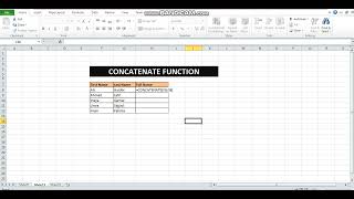 Concatenate formula in excel | Top Excel formulas for beginners | learn excel #excelformula