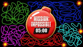 5 Minute Timer Bomb MISSION IMPOSSIBLE COOKIE 🍪