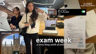 Exam Week at University 👩🏻‍🎓 study for finals, submitting assignments, sitting exams, 6AM wakeup
