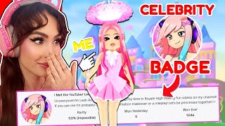 Joining Royale High But I'm Secretly Famous... Roblox
