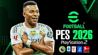 EFOOTBALL 2026 (PS2) PLAYSTATION 2 ISO SUMMER TRANSFERS 2025/2026