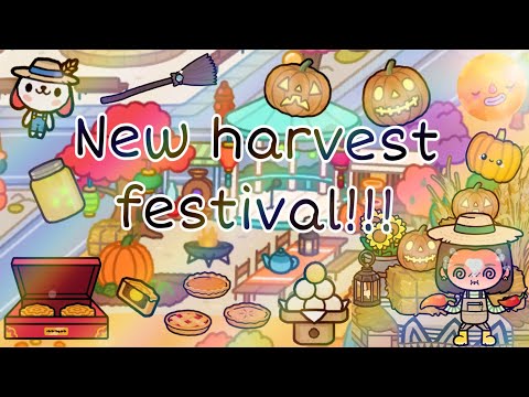🎃New harvest festival!?!?|😆shout out |🥳review|🍓Tøca Strawberry 🍓|