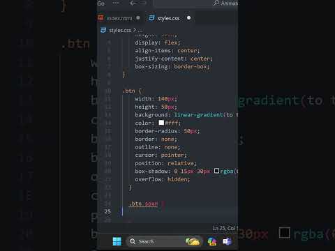 Mesmerizing Button Animation with HTML, CSS, and JavaScript | Elevate Your Web Design! Code Link --